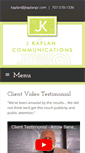 Mobile Screenshot of jkaplanpr.com